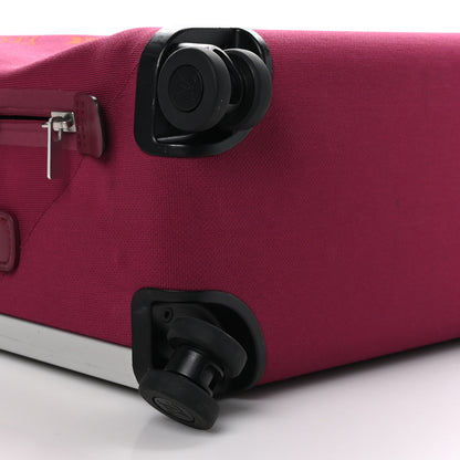 Louis Vuitton LOUIS VUITTON Knit Monogram Horizon Soft 55 Suitcase Fuchsia 6 of 10