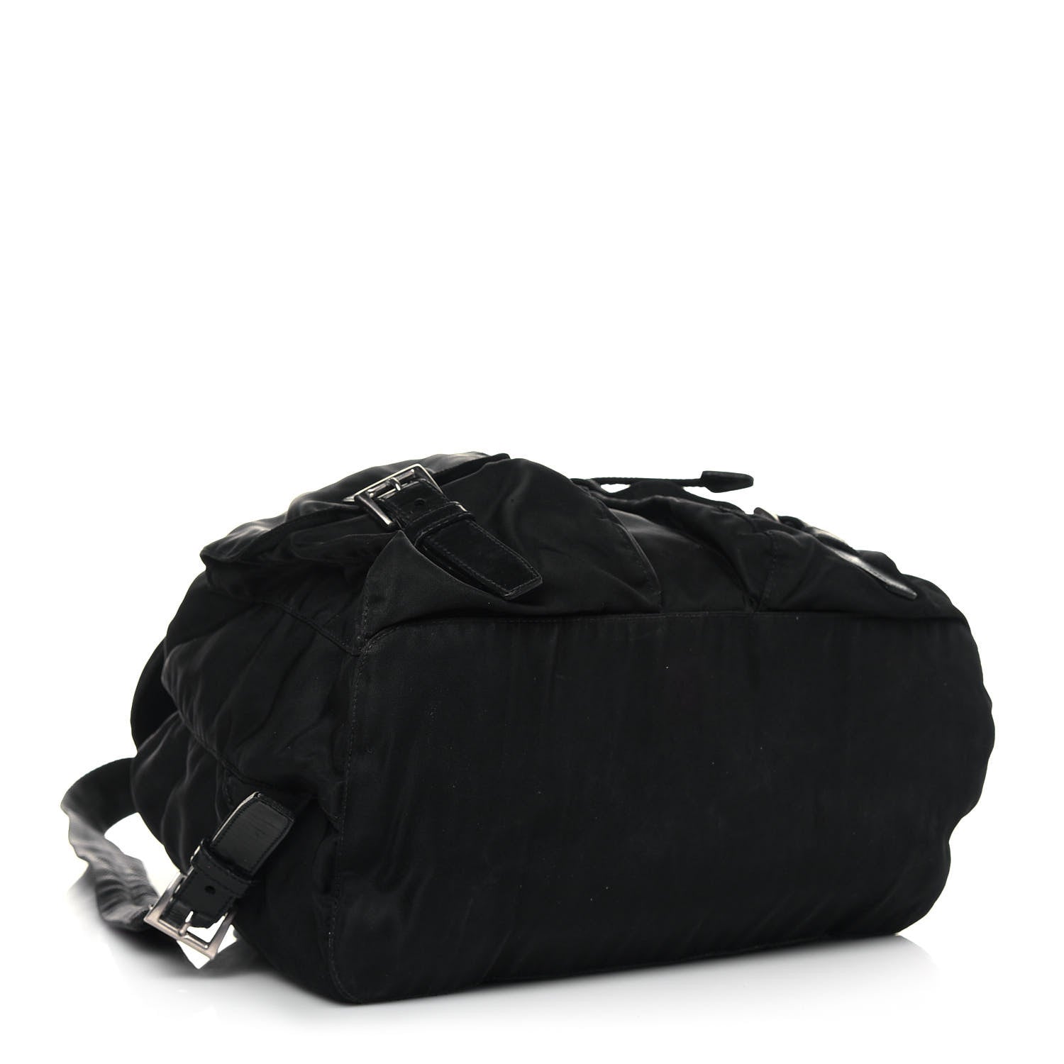 Prada Nylon Vela Medium Backpack Black 4 of 15