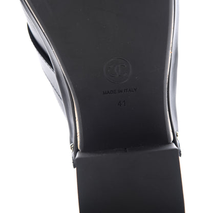 Chanel Calfskin CC Turn Lock Clogs 41 Black 9 of 10