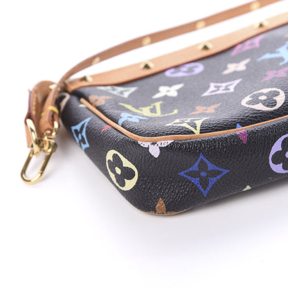 Louis Vuitton Monogram Multicolor Pochette Accessories Black 11 of 13