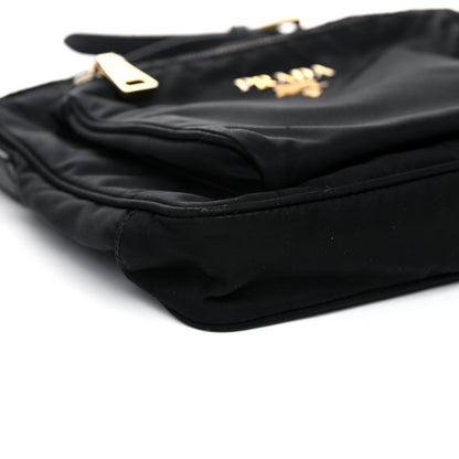 Prada Nylon Saffiano Crossbody Bag Black 9 of 18