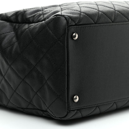 Chanel Caviar Quilted Large Coco Handle Shopping Tote Black 10 of 12