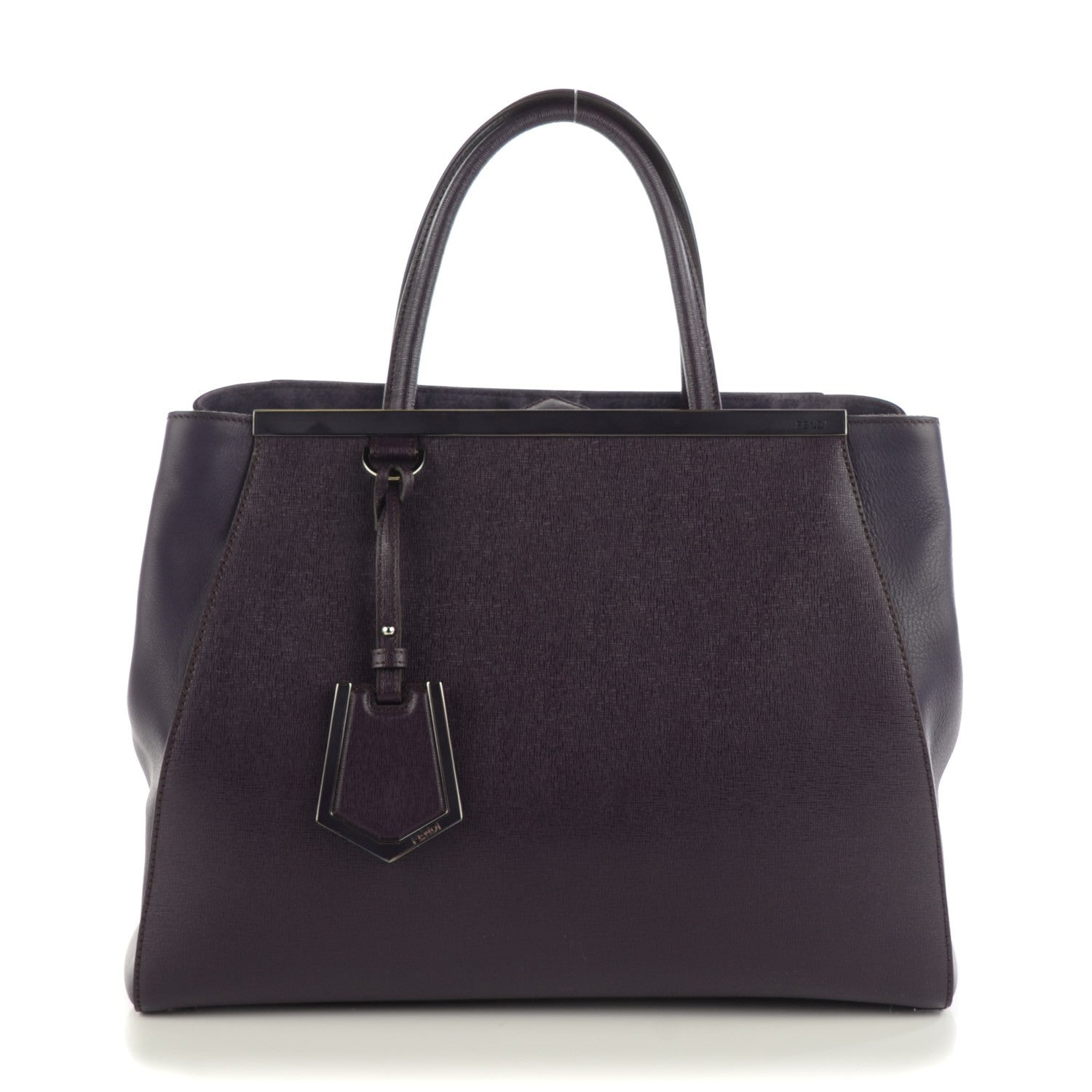Fendi Vitello Elite Regular 2Jours Tote Ametista 1 of 8