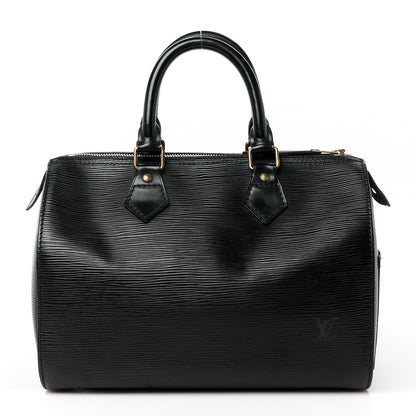 Louis Vuitton LOUIS VUITTON Epi Speedy 25 Black 1 of 18