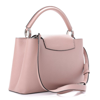 Louis Vuitton Taurillon Capucines PM Magnolia 3 of 9