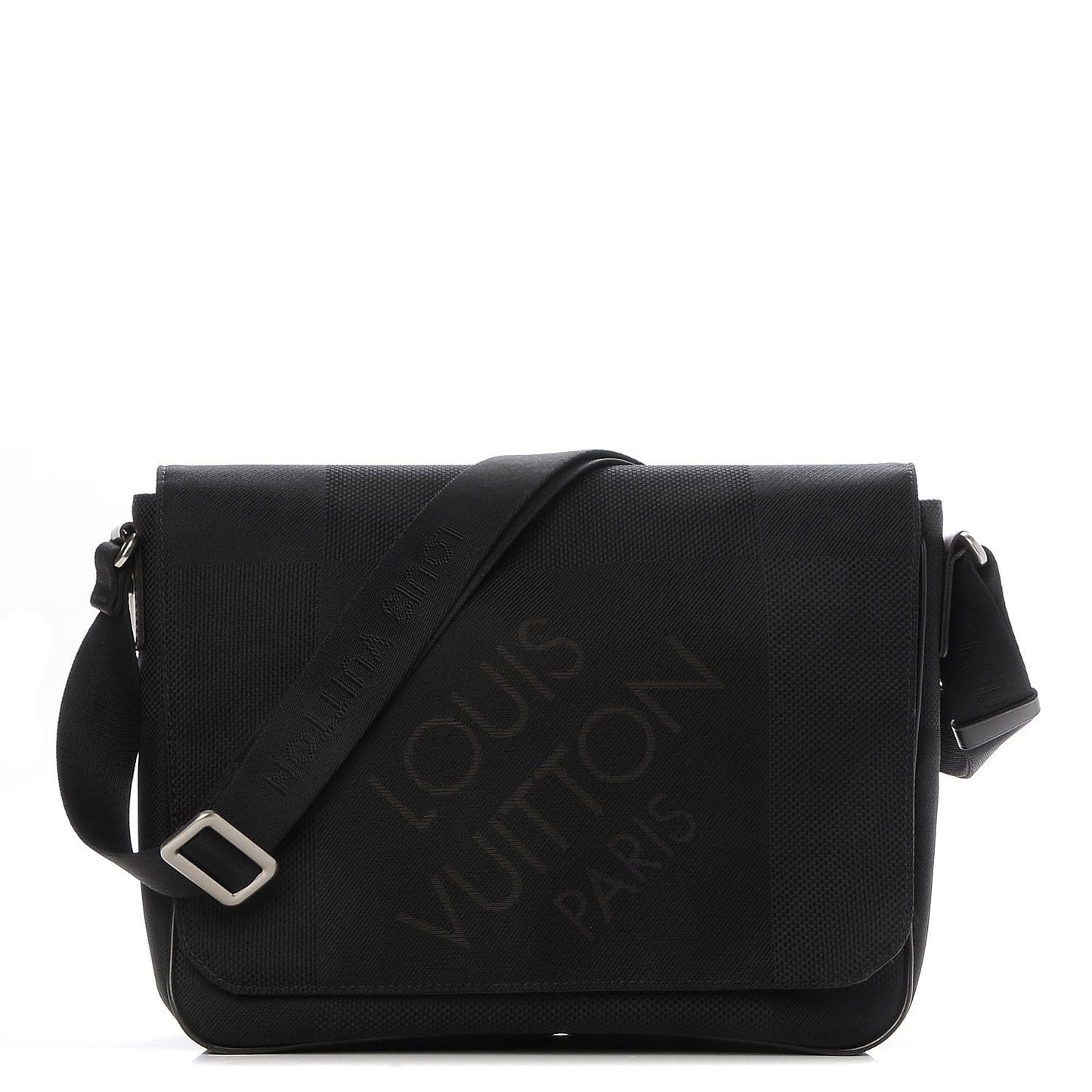 Damier Geant Petit Messenger Bag Black