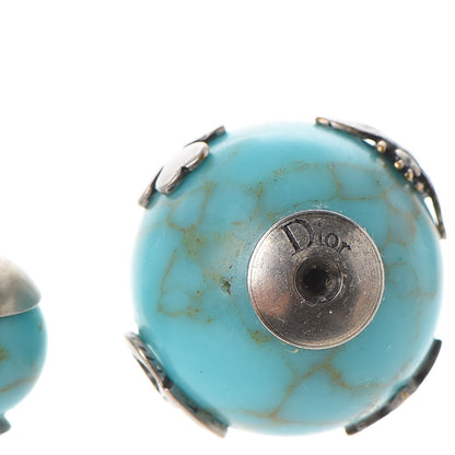 Christian Dior Mise En Dior Tribal Earrings Turquoise 5 of 6