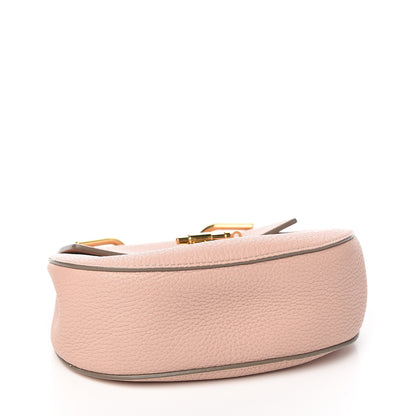 Chloe Grained Lambskin Mini Drew Shoulder Bag Cement Pink 3 of 8