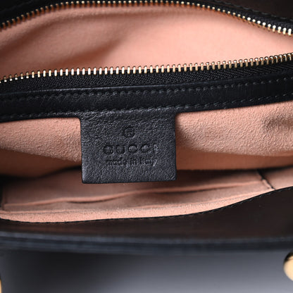 Gucci Soft Guccissima Signature Top Handle Tote Bag Black 6 of 10