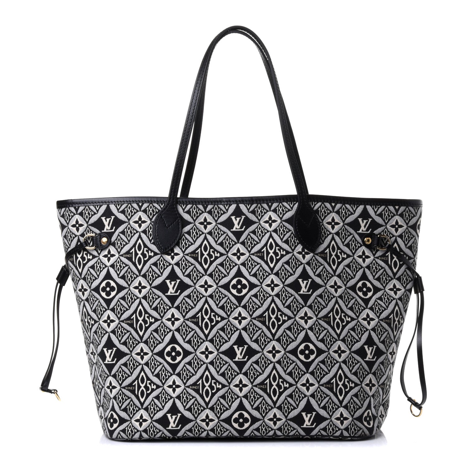 Louis Vuitton Jacquard Since 1854 Neverfull MM Grey 1 of 4