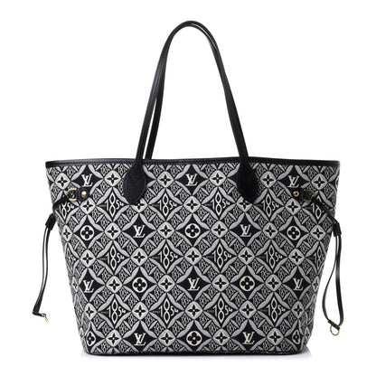 Louis Vuitton Jacquard Since 1854 Neverfull MM Grey 1 of 4