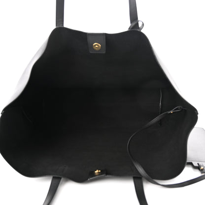 Saint Laurent Calfskin Large Shopping Tote Black 6 of 10