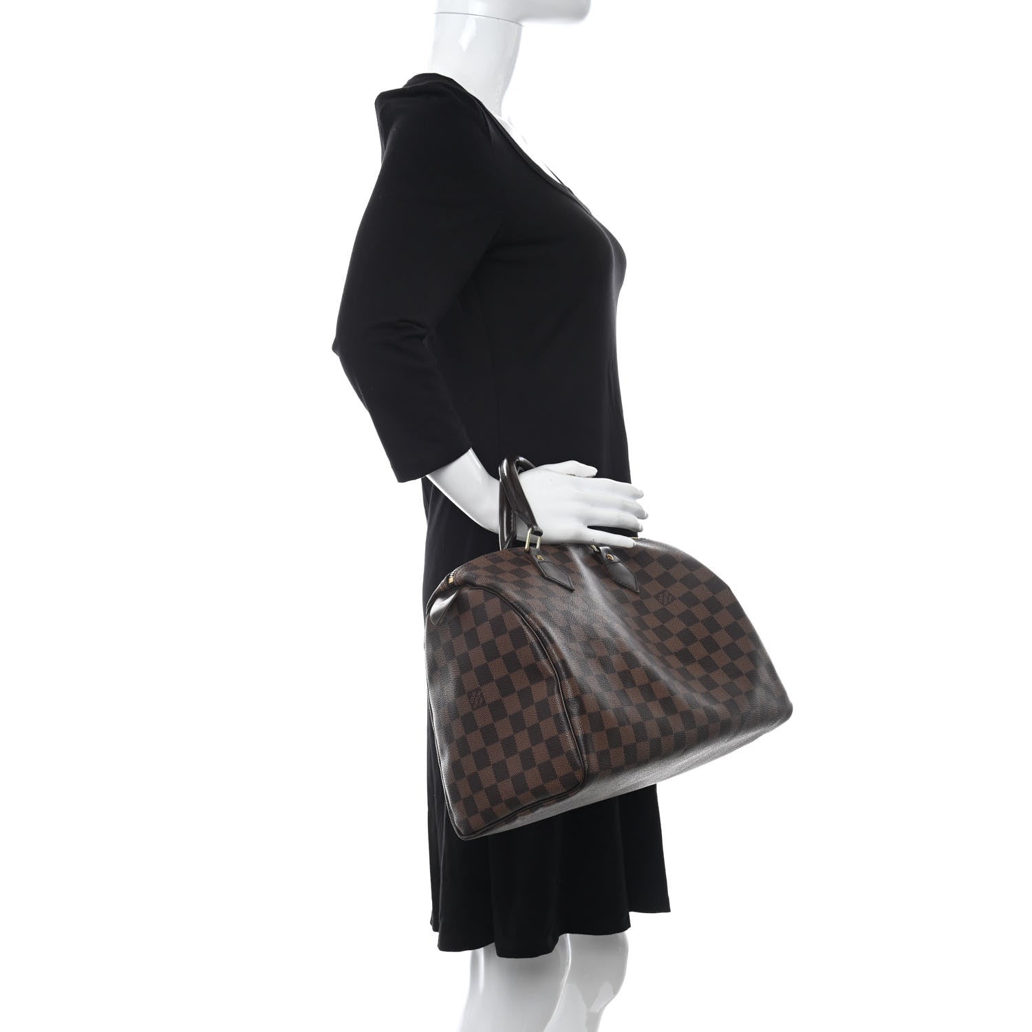 Louis Vuitton Damier Ebene Speedy 30 2 of 9