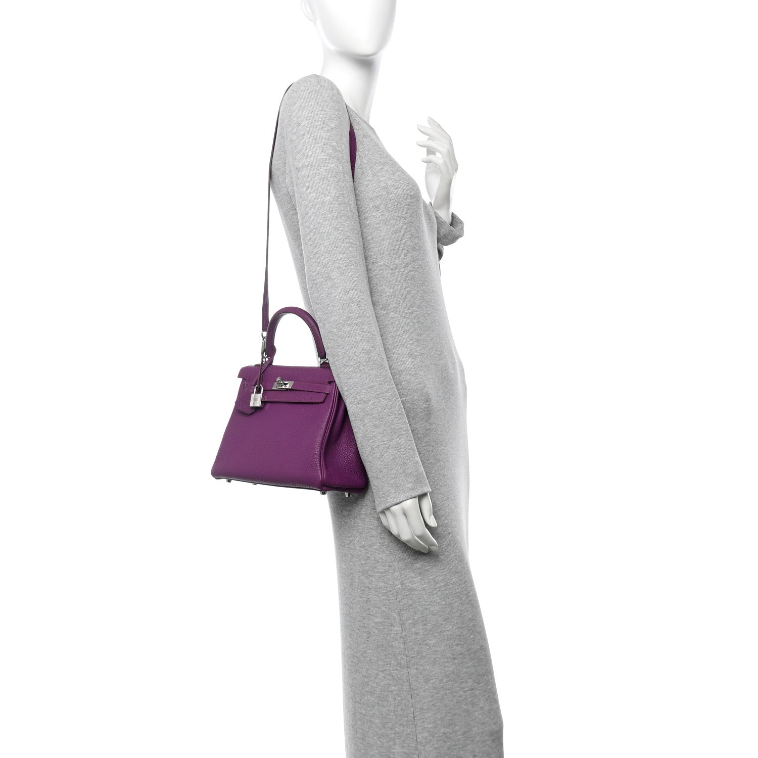 Hermes Togo Kelly Retourne 25 Anemone 2 of 13