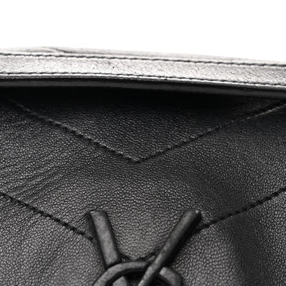 Saint Laurent Lambskin Matelasse Monogram Medium Niki Chain Satchel Black 8 of 11