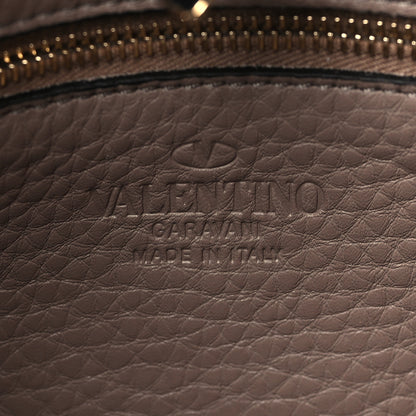 Valentino Garavani Pebbled Calfskin Mini Rockstud Flip-Lock Messenger Bag Poudre 6 of 8