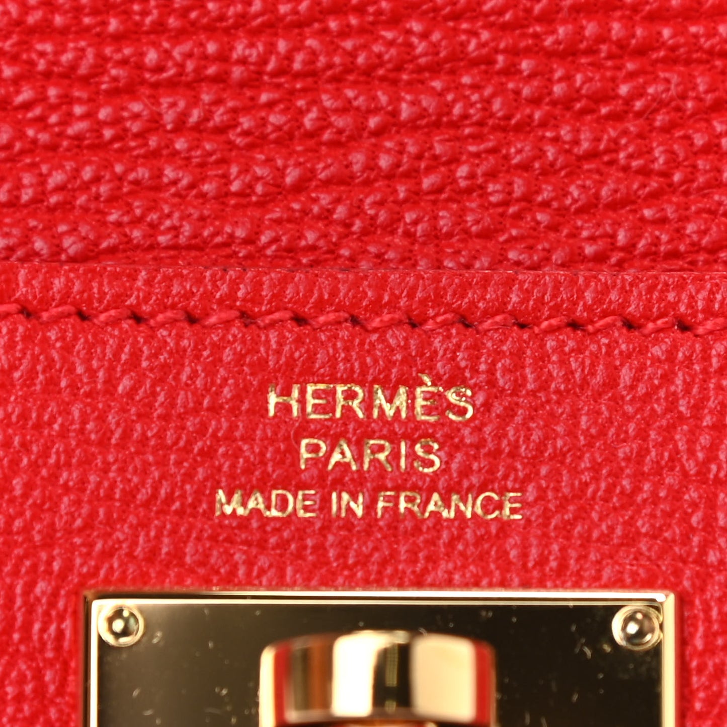 Chevre Mysore Kelly Pocket Compact Wallet Rouge de Coeur