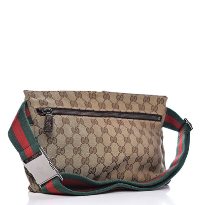 Gucci Monogram Web Belt Bag Dark Brown 3 of 10
