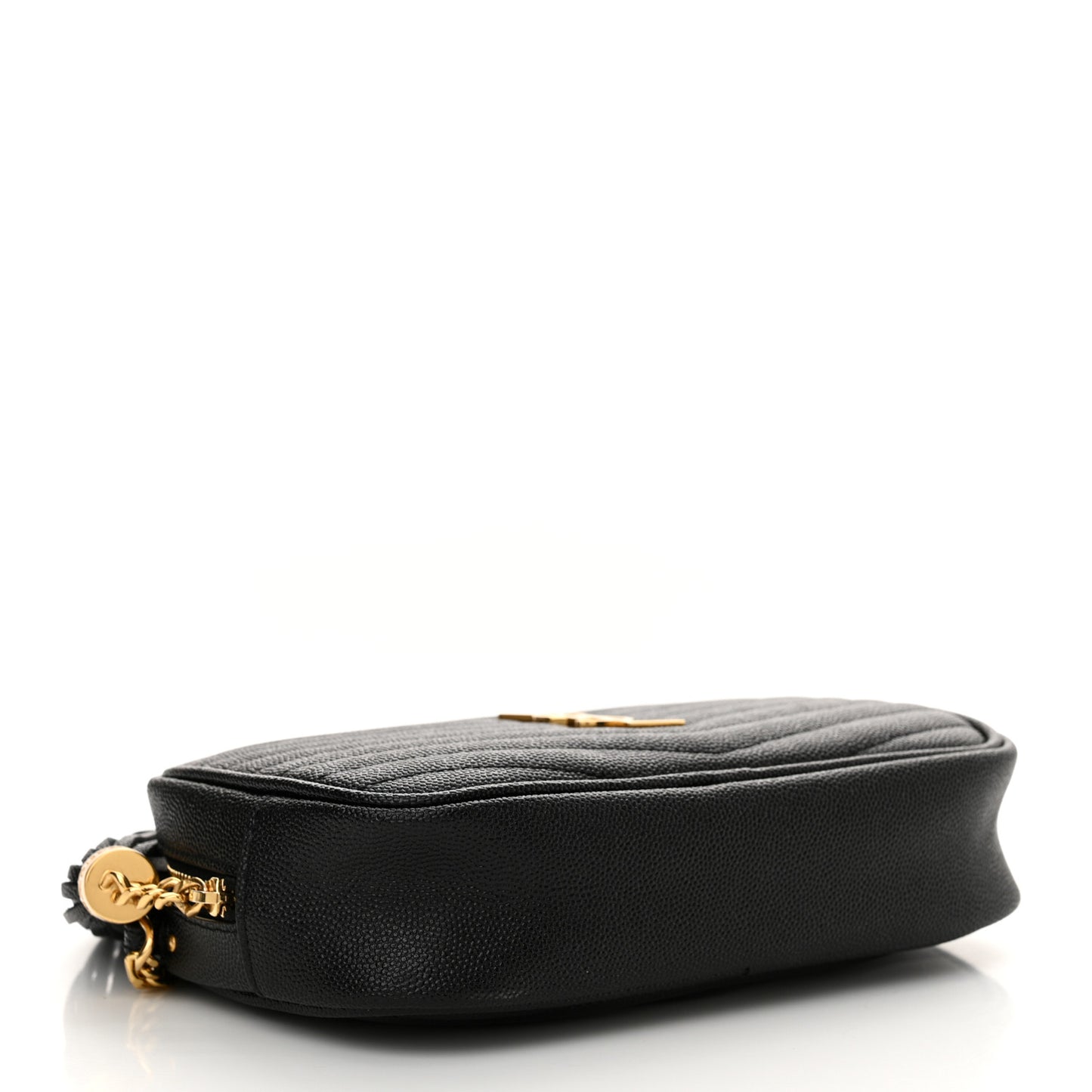 Grain De Poudre Matelasse Monogram Mini Lou Camera Bag Black