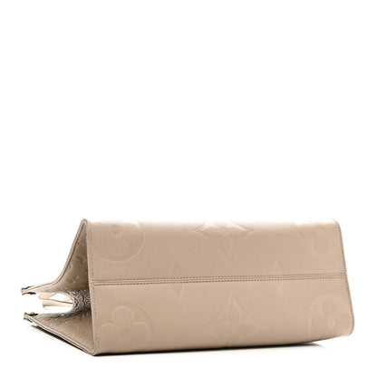 Louis Vuitton Empreinte Monogram Giant Onthego MM Tourterelle 4 of 9