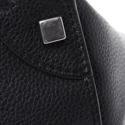 Celine Drummed Calfskin Micro Luggage Black 19 of 26