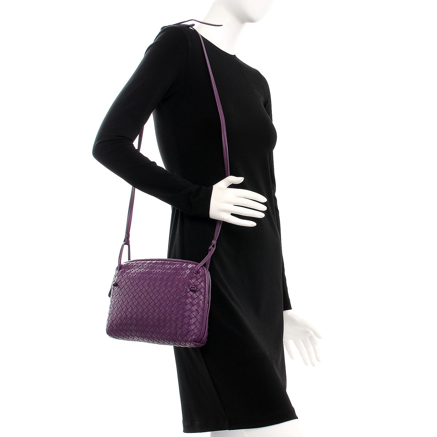 Nappa Intrecciato Pillow Crossbody Messenger Monalisa