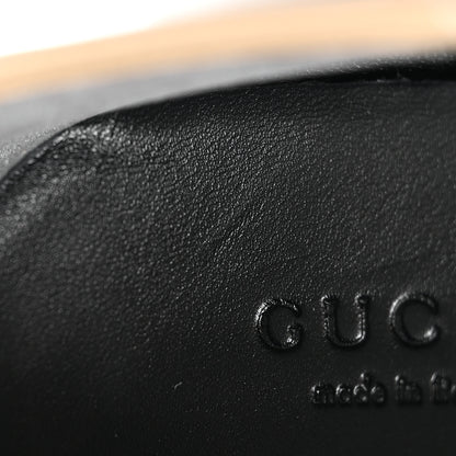 Gucci Lambskin Womens Brixton Horsebit Loafers 37 Mud 12 of 13