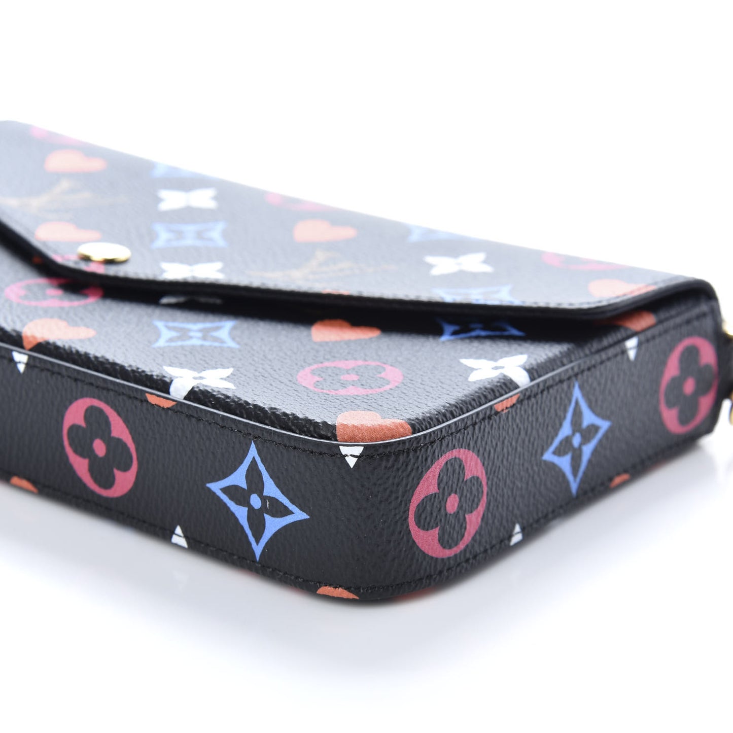 Game On Felicie Chain Wallet Black