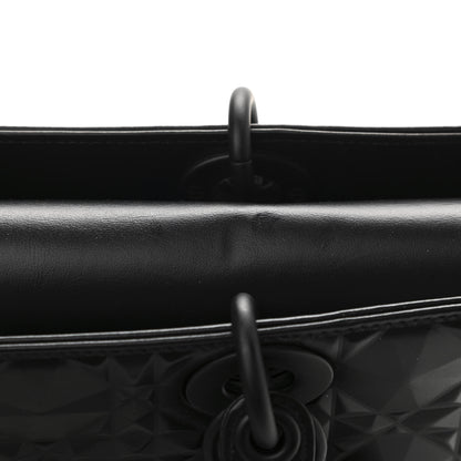 Christian Dior Calfskin Cannage Diamond Medium Lady D-Joy Black 10 of 11