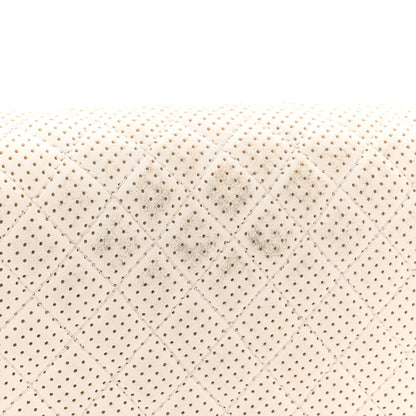 Chanel Lambskin Perforated Medium Boy Flap White 17 of 20