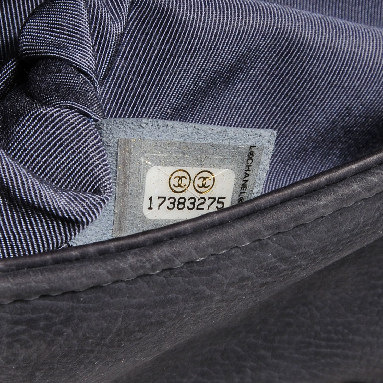 Chanel Suede Calfskin Medium Boy Flap Grey 8 of 8