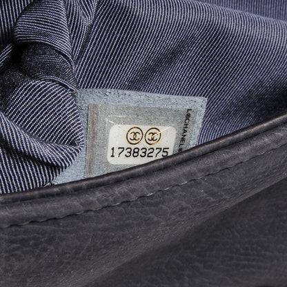 Chanel Suede Calfskin Medium Boy Flap Grey 8 of 8