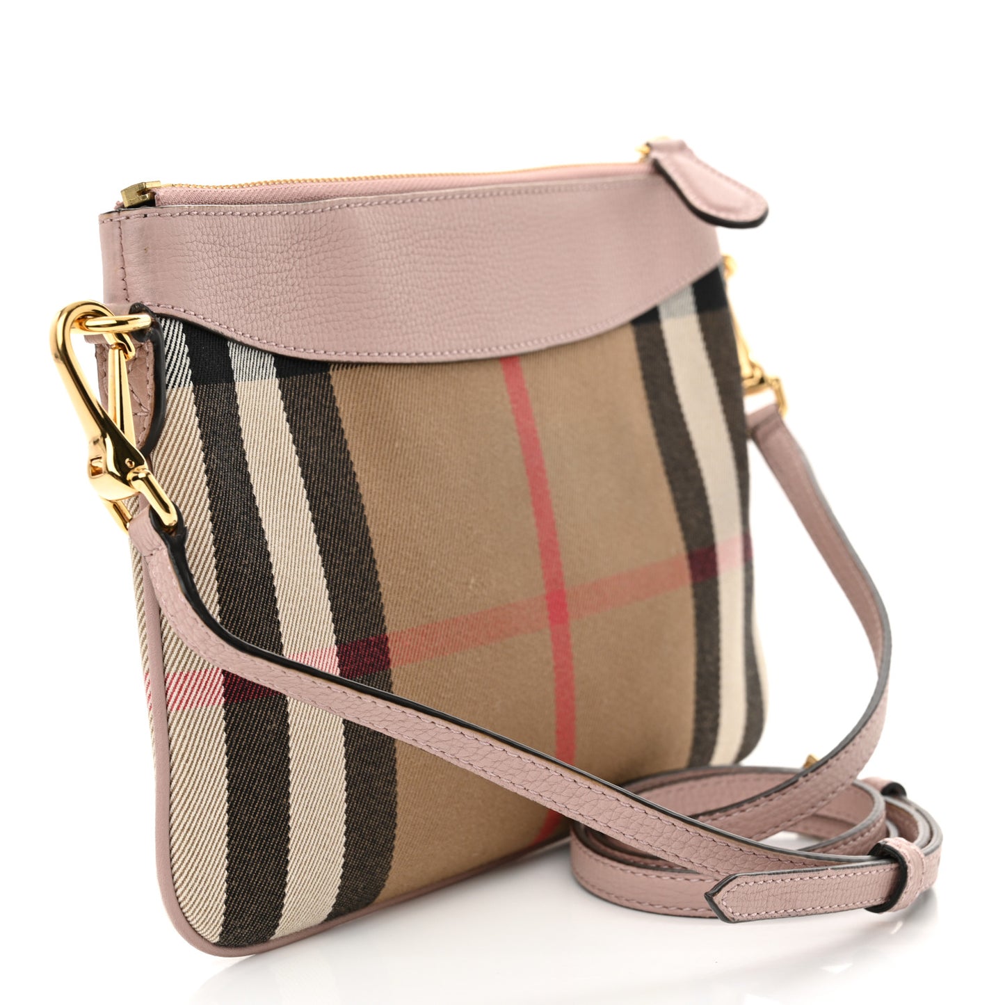 House Check Derby Peyton Crossbody Clutch Bag Pale Orchid