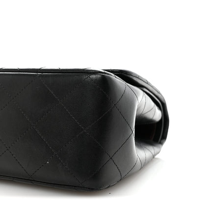 Chanel Lambskin Quilted Jumbo Double Flap Black 10 of 10