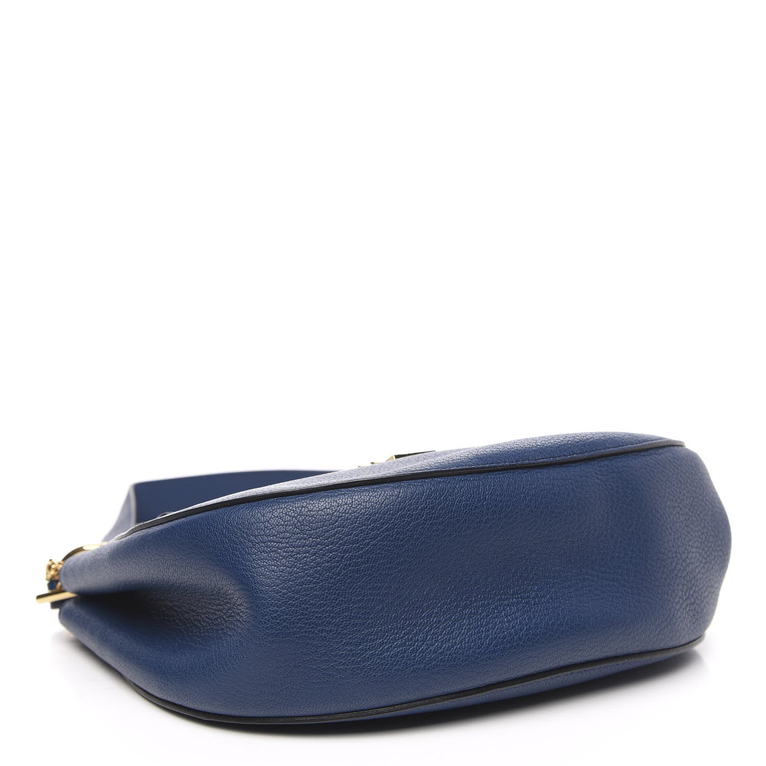Chloe Grained Lambskin Drew Shoulder Bag Factory Blue 4 of 9