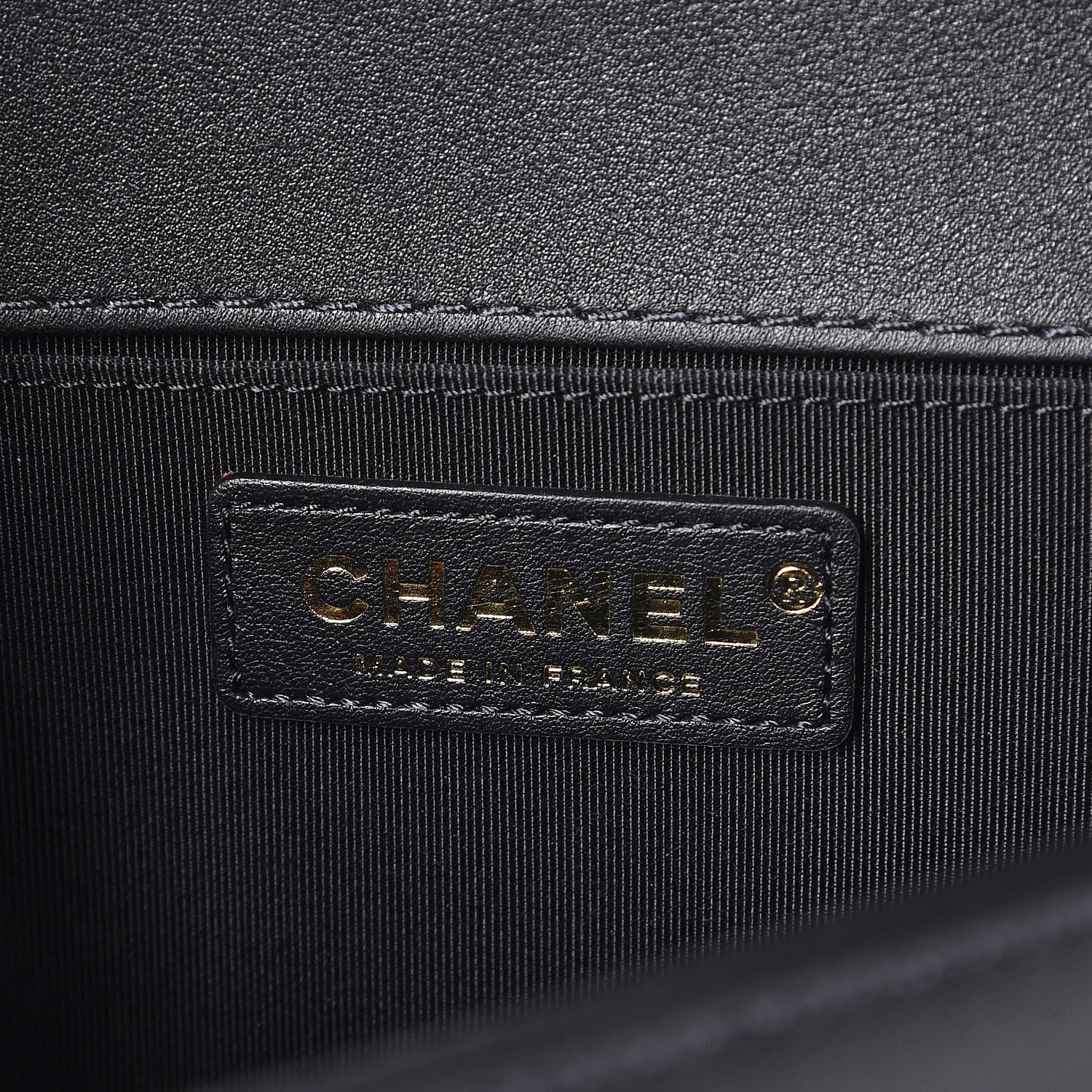 Chanel Calfskin Quilted Medium Boy Top Handle Flap Black 6 of 8