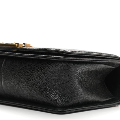 Chanel Caviar Quilted Medium Boy Flap Black 9 of 9