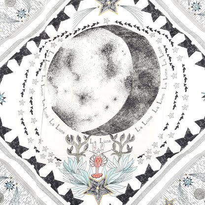 Christian Dior Silk La Lune Square Scarf 2 of 4
