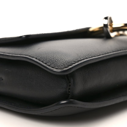 Chloe Suede Calfskin Small Faye Shoulder Bag Black 8 of 9