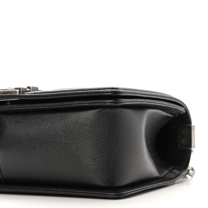 Chanel Caviar Quilted Medium Boy Flap Black 10 of 11