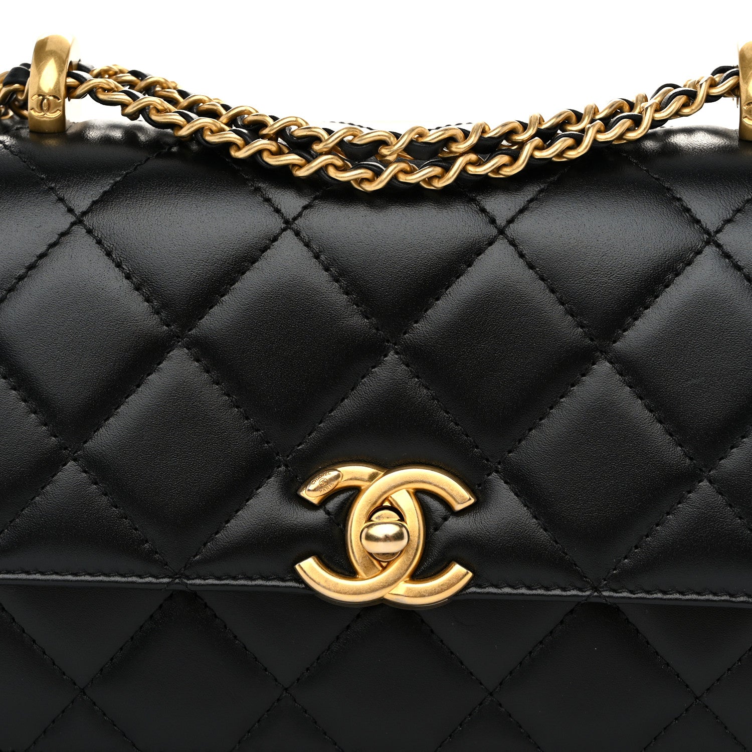 Chanel Calfskin Quilted Mini Perfect Fit Flap Black 8 of 11