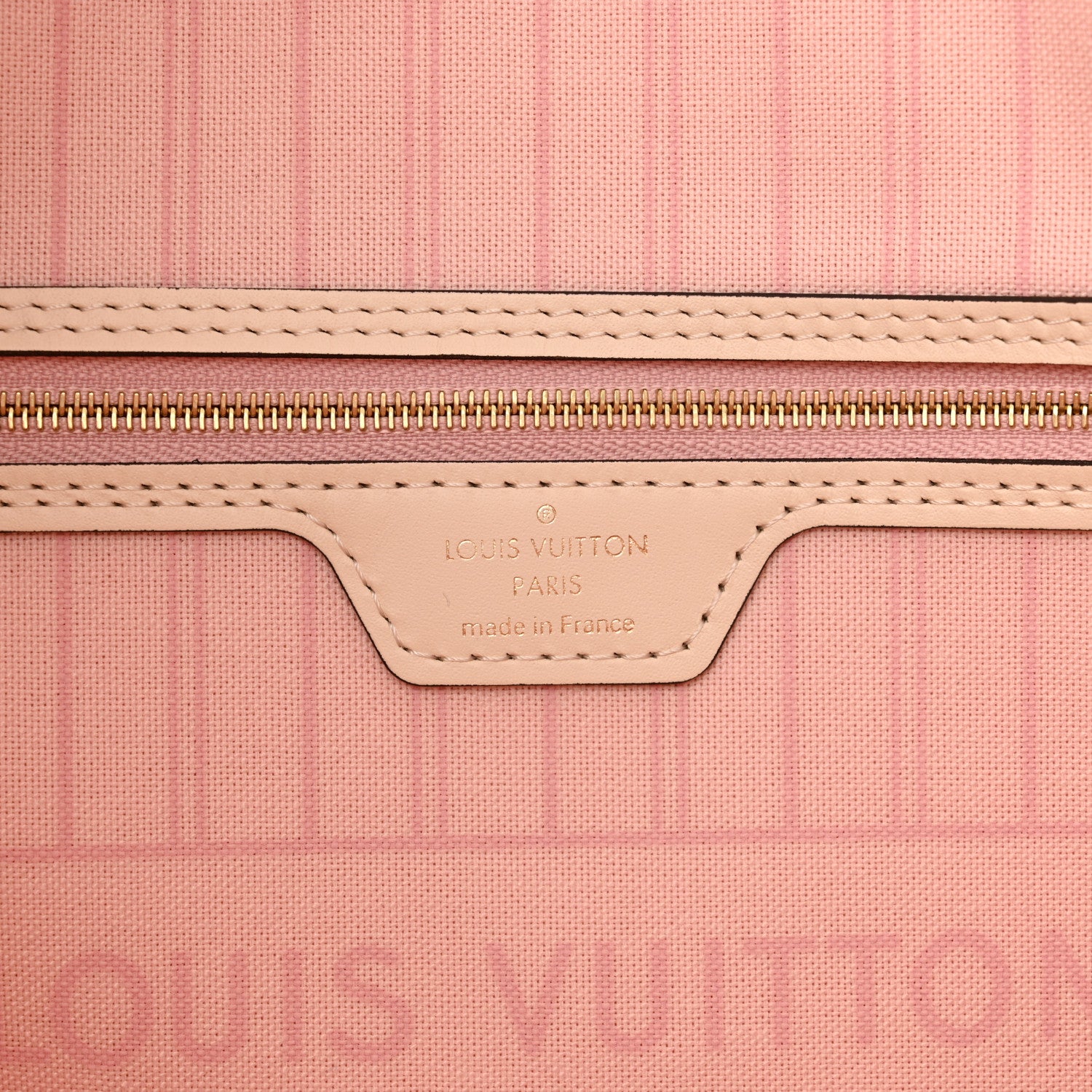 Louis Vuitton Damier Azur Braided Neverfull MM Pink 7 of 11