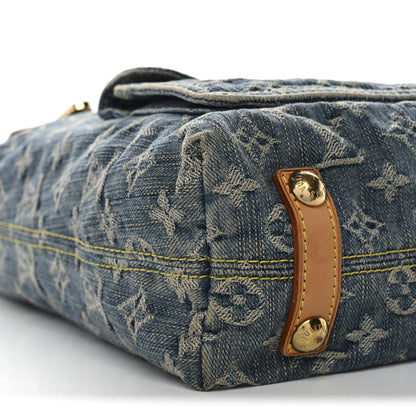 Louis Vuitton Denim Baggy GM Blue 8 of 11