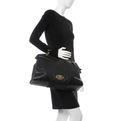 Mulberry Calfskin Taylor Satchel Black 2 of 14