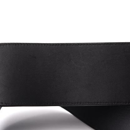 Gucci Moon Calfskin Pearl Double G 70mm Belt 100 40 Black Cream 4 of 5