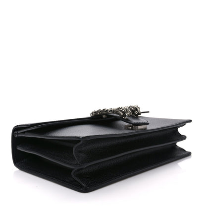 Gucci Pebbled Calfskin Small Dionysus Shoulder Bag Black 4 of 9