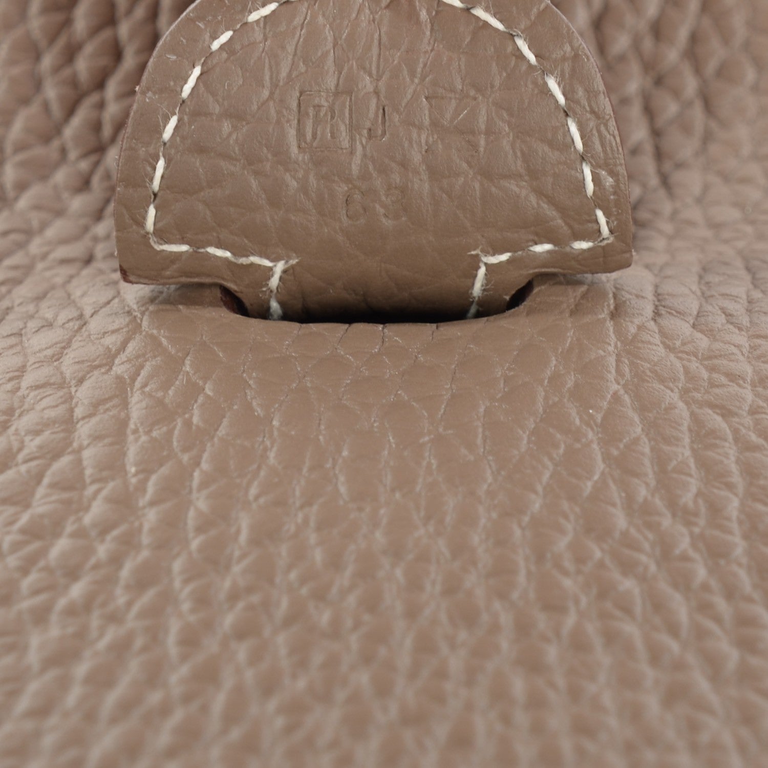 Hermes Taurillon Clemence Evelyne III PM Etoupe 7 of 8