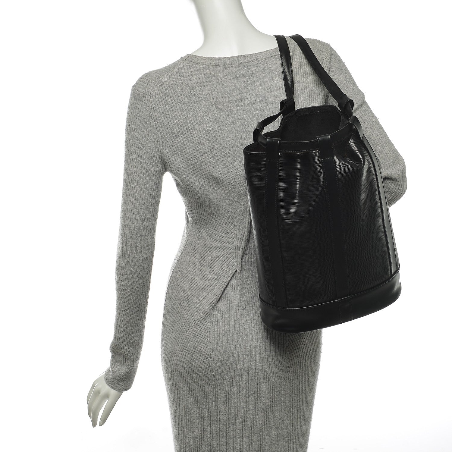 Louis Vuitton Epi Randonnee PM Black 2 of 6