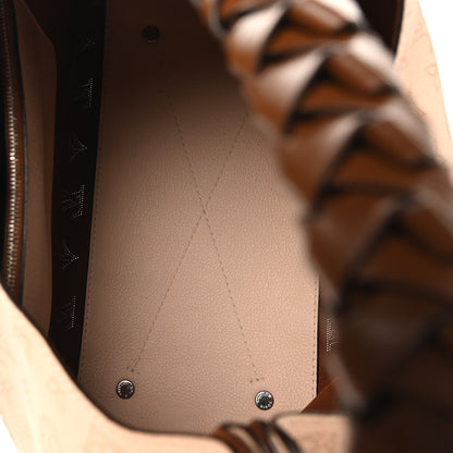 Louis Vuitton Mahina Carmel Hobo Creme 5 of 9