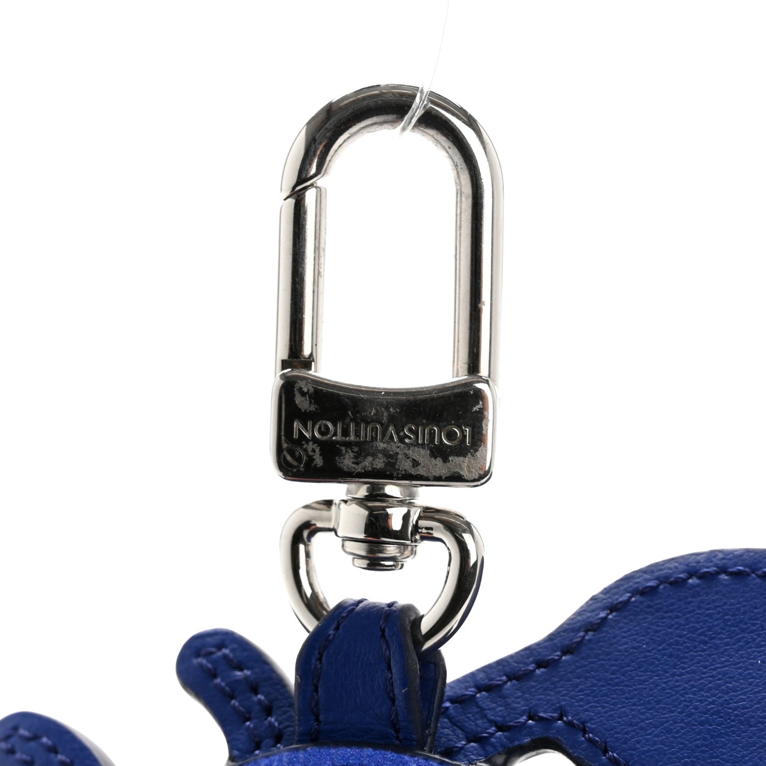 Louis Vuitton Monogram Crab Bag Charm Blue 6 of 8